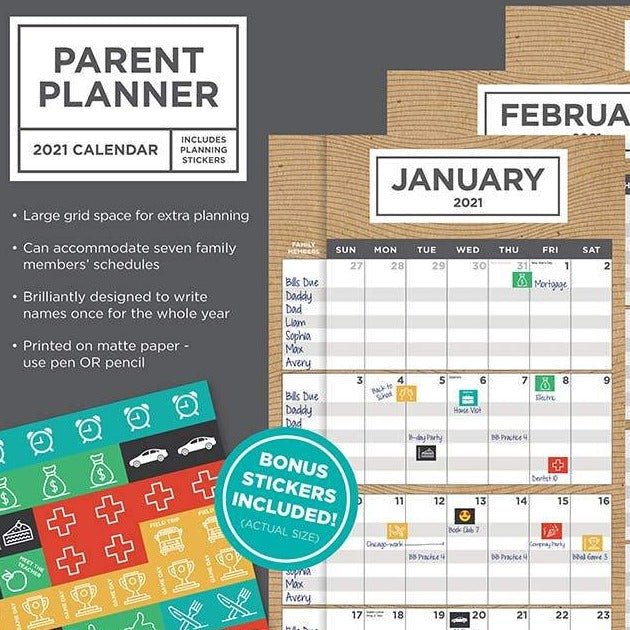 Parent / Multi-Row Calendar 2021 - 11:11 Supply
