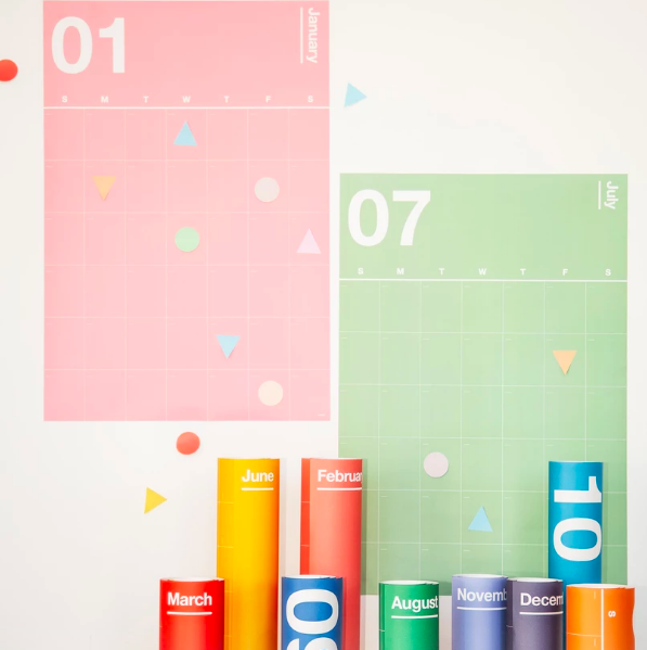Poketo Spectrum Wall Calendar - 11:11 Supply