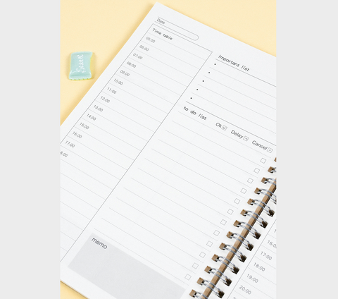 Minimalist Daily & Task Planner A5 - 11:11 Supply