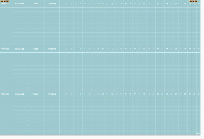 Project Wall Planner - 11:11 Supply
