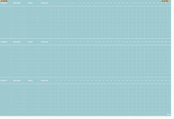Project Wall Planner - 11:11 Supply