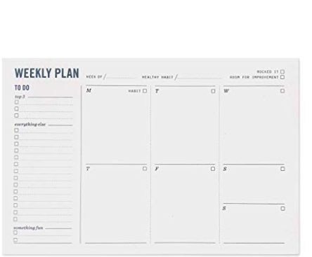Two Tumbleweeds Weekly Plan Notepad - 11:11 Supply