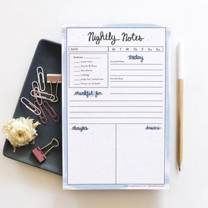 Nightly Notes Tracker: Pad - 11:11 Supply